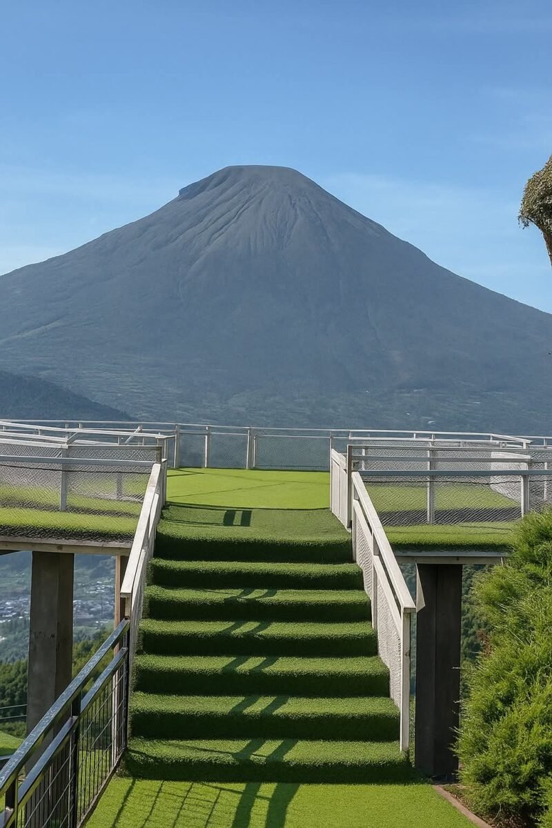 Saat pagi hari, wisatawan bisa menikmati lautan awan yang muncul perlahan di antara perbukitan. Momen sunrise di tempat ini sering menjadi incaran pecinta fotografi karena pemandangannya sangat instagramable dan cocok untuk konten media sosial.