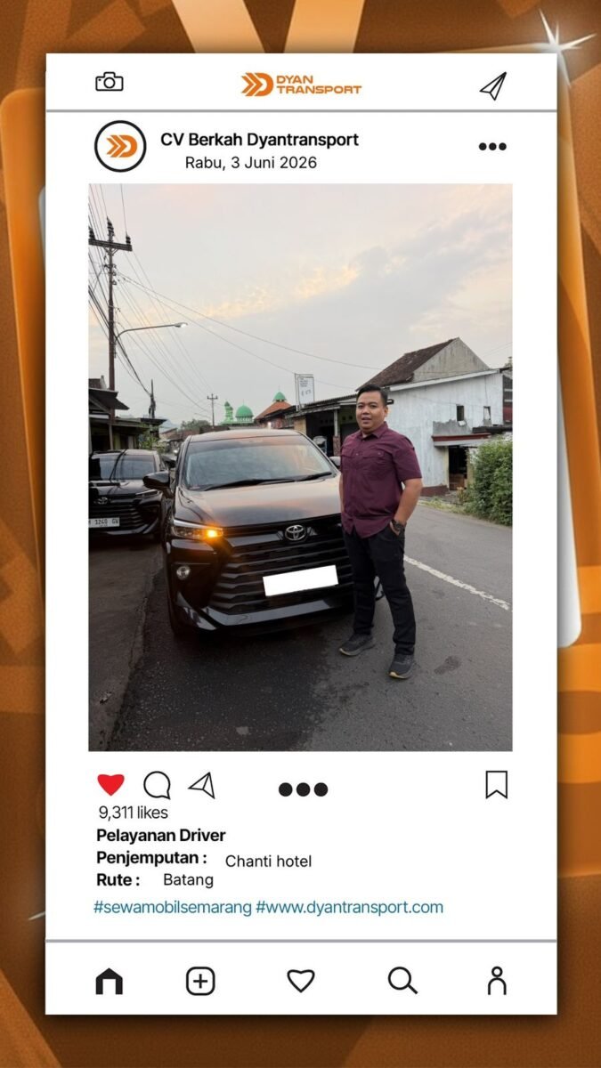 Selain menyediakan kendaraan yang nyaman, layanan rental mobil Salatiga juga didukung oleh driver profesional yang berpengalaman.