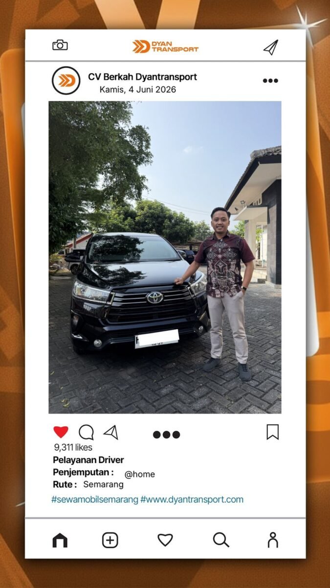 Nikmati liburan bersama keluarga dengan kendaraan yang nyaman dan terawat.